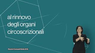 Elezioni Comunali Sicilia 2018  Come si vota [upl. by Onitsuj]