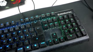 Wie putze ich meine Gaming Tastatur Steelseries Apex M750 [upl. by Dibbrun]