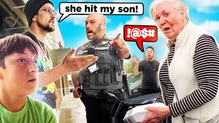 Random Grandma Hit My Son I Called Police FV Hibachi Dinner Storytime [upl. by Gord320]