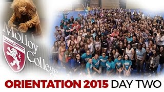 Molloy College  Get Hyped Orientation 2015  Day Two [upl. by Ierbua]