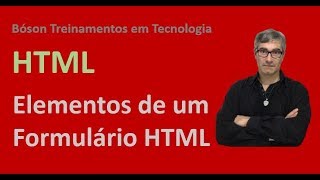 Curso de HTML e CSS Elementos de um Formulário HTML [upl. by Nagem]