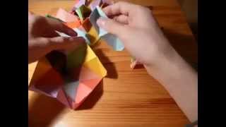 Origami lesser stellated dodecahedron by Meenakshi Mukhopadh [upl. by Alomeda]