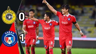 HIGHLIGHT  PERAK FC 0  1 SABAH FC  LIGA SUPER 2023 [upl. by Omrelliug]