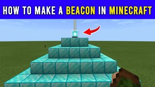 How to make a Beacon in Minecraft  StepbyStep Tutorial [upl. by Marchak]