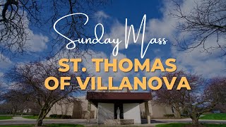 1212024 ENGLISH Mass 1000 AM St Thomas of Villanova [upl. by Merridie183]