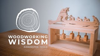 How to Make a Simple Automaton Toy  Woodworking Wisdom [upl. by Ataymik194]