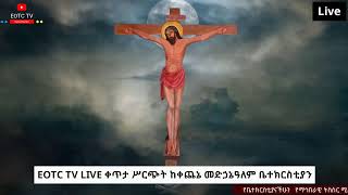 EOTC TV LIVE ቀጥታ ሥርጭት ከቀጨኔ መድኃኔዓለም ቤተክርስቲያን [upl. by Idaline]