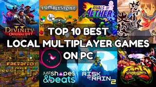 Top 10 Best Local Multiplayer Games On PC  2023 [upl. by Haggi]