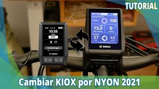 Cambio del Kiox por el Nyon 2021  EBIKE24 en español [upl. by Secundas637]