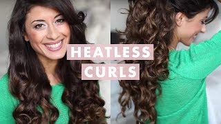 Heatless Curls Hair Tutorial [upl. by Solomon122]