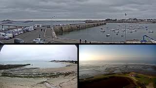 Webcams Roscoff Mesquer et Chassiron 14112018 [upl. by Eissirk]