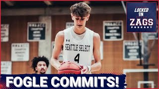 Davis Fogle COMMITS to Gonzaga Bulldogs  What the 2025 4star guard brings to Zags  Timme to SAC [upl. by Huebner]