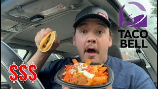 Taco Bell’s NEW Cheesy Street Chalupas and Jalapeño Ranch Nacho Fries Review [upl. by Aiel]