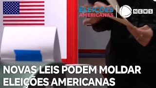 Novas leis em Estados decisivos podem moldar eleições americanas [upl. by Lila]