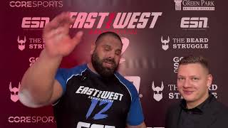 CHAMPION LEVAN SAGINASHVILI POST EvsW12 INTERVIEW [upl. by Astra511]