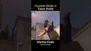 TALON KNIFE  Marble Fade 2024  Factory New FN  Skin Showcase  Animation CS2 [upl. by Lenny]