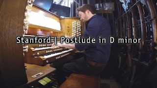 Stanford Postlude in D minor  John Challenger Salisbury Cathedral [upl. by Cosimo402]