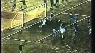 1985 March 20 Dinamo Minsk USSR 1Zeljeznicar Yugoslavia 1 UEFA Cup [upl. by Groot]