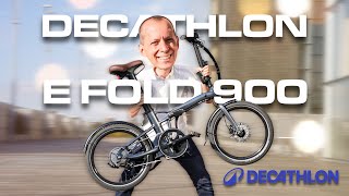 Test du Decathlon Btwin E Fold 900  le vélo pliant électrique le plus haut de gamme de la marque [upl. by Ynnob]