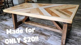 Making a Big Coffee Table with Reclaimed Wood [upl. by Kendricks965]