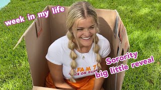 Week In My Life  Sorority Big Little Reveal [upl. by Eahsel425]