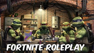 Fortnite Roleplay TMNT TEENAGE MUTANT NINJA TURTLES Fornite Short Film [upl. by Aiyot]