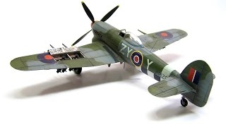 Airfix 172 Hawker Typhoon MkIb Step by Step [upl. by Barbuto688]