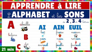 Apprendre à lire  Montessori  Lalphabet et les sons de 2 3 et 4 lettres  Exercice de lecture [upl. by Frager]