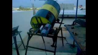 homemade cement mixer [upl. by Olivann]