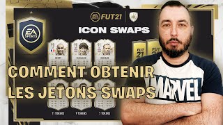 FIFA 21  COMMENT RECUPERER LES JETONS SWAPS ICONE  MEILLEUR COMBO POSSIBLE  ASTUCE [upl. by Mahalia]