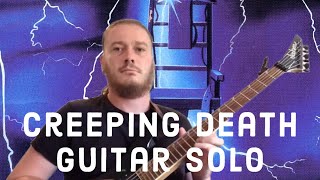 Creeping Death Guitar Solo  Metallica kirkhammet metallica guitar [upl. by Assel]