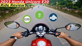 2023 Honda Unicorn 160 E20 OBD2 Honest Ride Review I OnRoad Price  Price Increased😱 8 [upl. by Leira]