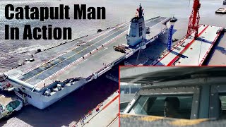 China Fujian Supercarriers Aircraft Catapult Controls Unveiled [upl. by Milburr]