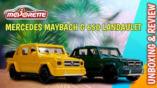 MERCEDESMAYBACH G 650 LANDAULET MAJORETTE 2022 PREMIUM CARS  UNBOXING DAN REVIEW [upl. by Snook283]