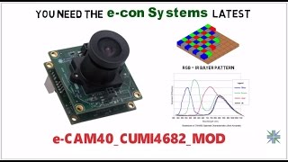 OV4682 RGBIR MIPI camera module  Multi Spectral High frame rate camera Streams up to 330 FPS [upl. by Nosoj]