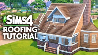 How to Roof a Home in The Sims 4  Sims 4 Roofing Tutorial [upl. by Eloccin]