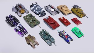 Welcome to my Tank world！Transformers Tank toys review stop moiton animation [upl. by Gerda223]