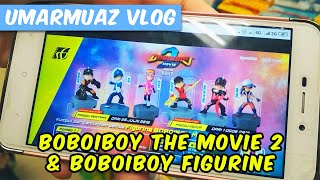 Umar amp Muaz Vlog Misi Boboiboy The Movie 2 amp Boboiboy Figurine [upl. by Aicenat866]