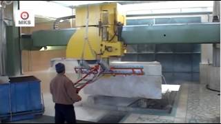 Marble Cutter Model ST 1800  CROSS CUTTER Model BEM 400 MKS 80 BLADES MARBLE GANGSAW [upl. by Adao152]