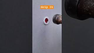 Grip It  holds upto 74kgDrywall Plasterboard Gyproc and fixings  wall plug test shorts [upl. by Ahsoj]