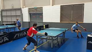 2024 NSW veterans div 1 Jim Peng vs Gustavo Goes set 4 [upl. by Aneehsram528]