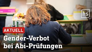 Abitur Gendern Abi verboten  sonst gibt’s Fehlerpunkte  hessenschau [upl. by Nairadal]