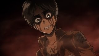 Attack on Titan  Eren turns into Titan for first time HD [upl. by Kolk]