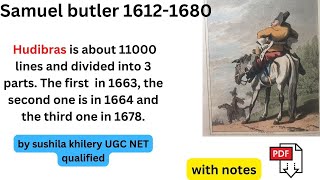 Samuel butler 16121680 Hudibras [upl. by Attecnoc]