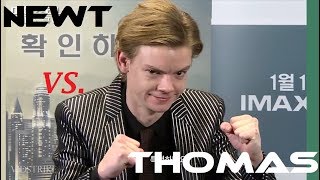 DYLAN OBRIEN VS THOMAS SANGSTER  Battle [upl. by Ailecra]