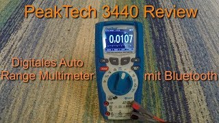 PeakTech 3440 Auto Range Multimeter Review  Seppstone [upl. by Kella]