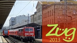 Zug2013 Bahnhof Bamberg 2014 [upl. by Ahel242]