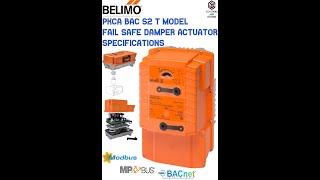 belimo PKCA Fail Safe Damper Actuator  shorts [upl. by Elleiram]