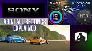 Sony A90J A80J OLED Complete Settings Guide  Movies TV Cable Sports  Part 1 [upl. by Naldo]