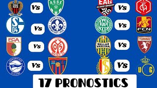 PRONOSTIC FOOT DU JOUR  Mes 17 pronostic football aujourdhui Nice vs Saint EtienneScore exact [upl. by Enohs]